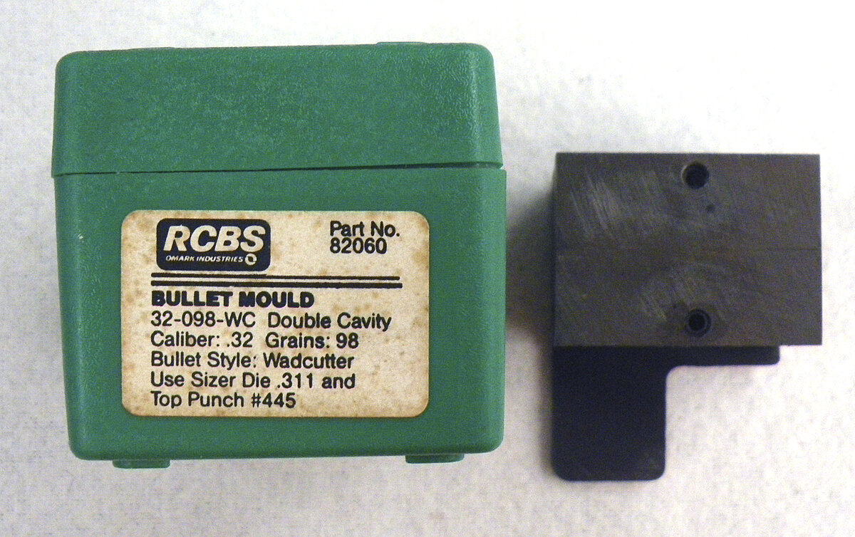 RCBS Bullet Mould Doppelkokille 32-98WG