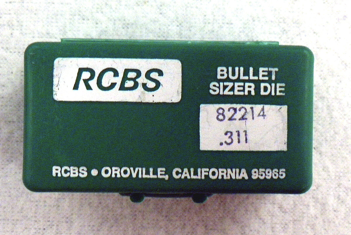 RCBS Bullet Sizer Die .311