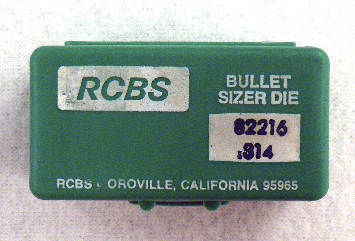 RCBS Bullet Sizer Die .314