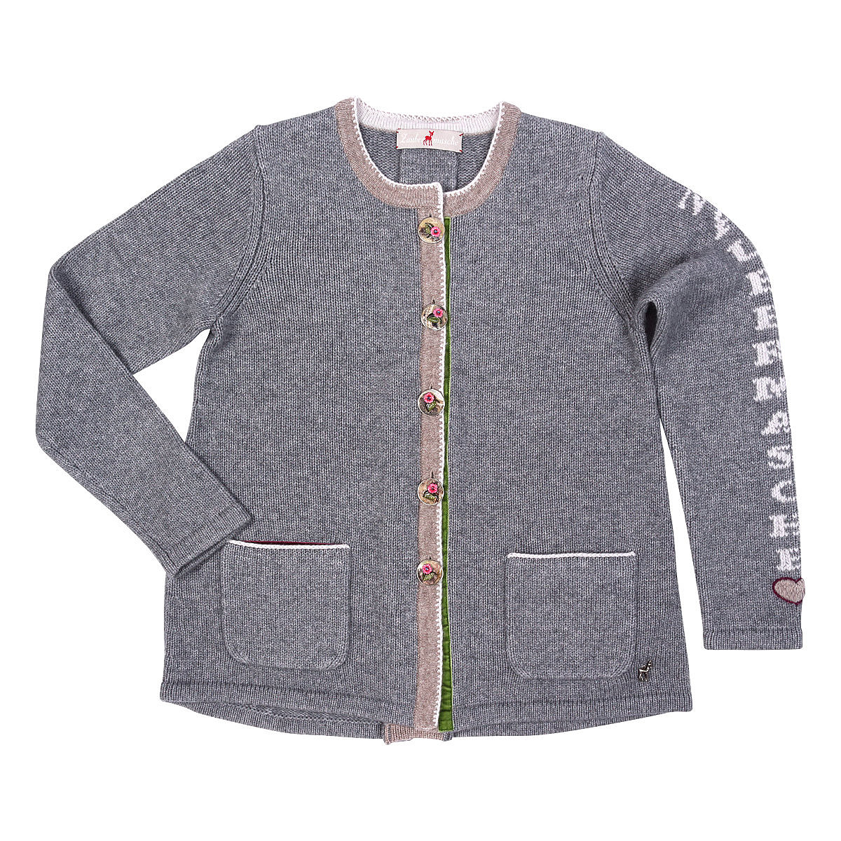 Zaubermasche Strickjacke mit Kellerfalte