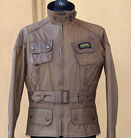 Barbour Flyweight Wax International Biker Jacket