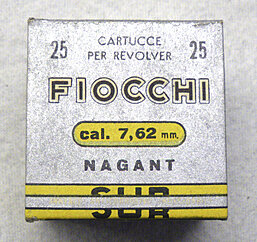 Fiocchi 7,62 Nagant TM 98gr.
