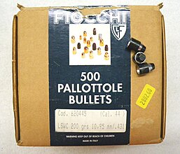 500 Stck. Fiocchi Geschosse .44Mag LWSC 200grs. - .431