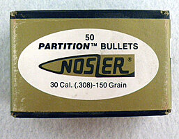 Nosler Geschosse Partition Spitzer .30 15gr