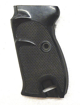 Griffschale links Kunststoff schwarz f�r Walther P38  - Original