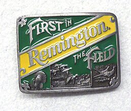 Grtelschnalle Remington First in the Field