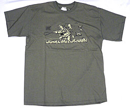T-Shirt mit Klavinius-Karikatur