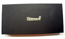 Hmmerli Holzkoffer schwarz