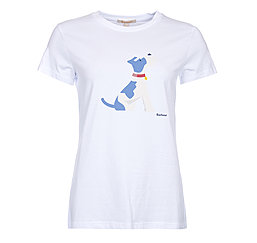 Barbour Gilliflower Tee wei - Damenshirt