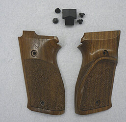 KN Nill-Griff S&W 9mm TC mit Rhomlas - links