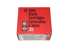 RWS Platzpatronen 25 Stck. Kal. .35