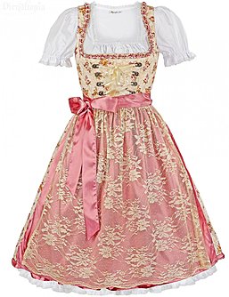 Alpenfee Mididirndl Caramel