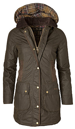Barbour Bower oliv - Damenwachsjacke