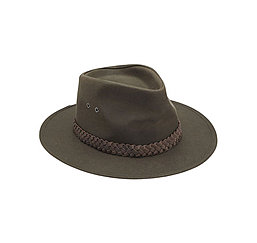 Barbour Wax Bushman Hat oliv - Wachshut