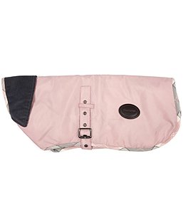 Barbour Tartan Dog Coat pink