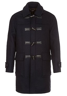 Barbour Classic Duffle Coat navy fr Herren