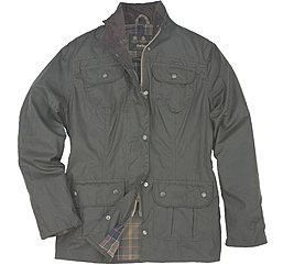 Barbour Flyweight Wax Utility - Damenwachsjacke