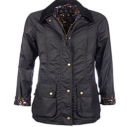 Barbour Monteviot Wax Jacket navy - Damenwachsjacke