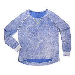 My Herzallerliebst Damenpullover Wild at Heart blau