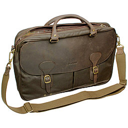 Barbour Wax Leather Briefcase - gewachste Aktentasche