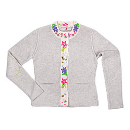 Zaubermasche Strickjacke Blumenleiste