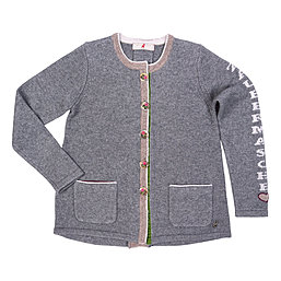 Zaubermasche Strickjacke mit Kellerfalte