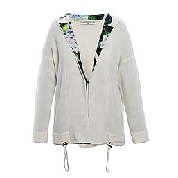 Zauberblume Kaschmirblouson mit Kapuze