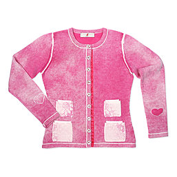 Zaubermasche Strickjacke pink