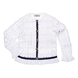 Zaubermasche Strickjacke Hkelspitze