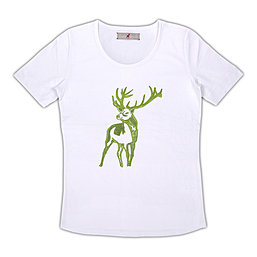 Zaubermasche Shirt Hirsch grn