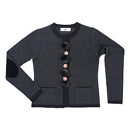 Zaubermasche Strickjacke Nerzleiste